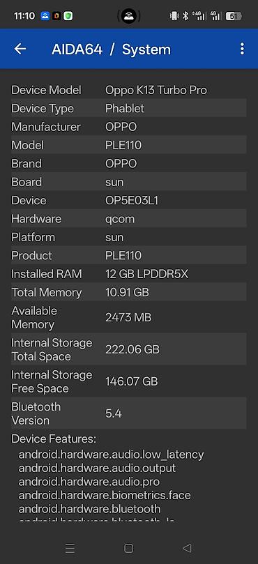 nomre satisi azercell: Oppo K13 Turbo Pro, 256 GB, rəng - Bənövşəyi, Sensor — 10