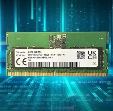 Жёсткие диски (HDD): 🧠 NB RAM DDR5 8GB 4800MHz – Yeni Nəsil Sürət və Performans