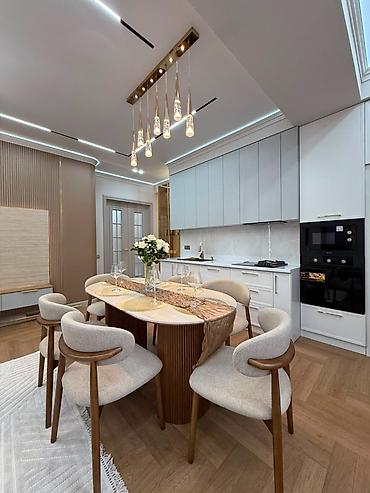 80: 3 комнаты, 80 м², Асанбай мкр Элитка, 10 этаж, Дизайнерский ремонт — 2