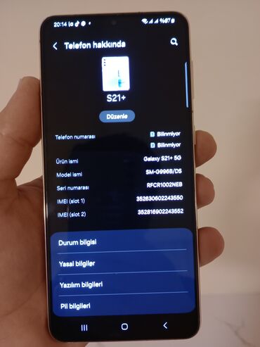 Samsung: Samsung Galaxy S21 Plus 5G, 128 GB, Sensor, İki sim kartlı -da lalafo.az — 6 Samsung: Samsung Galaxy S21 Plus 5G, 128 GB, Sensor, İki sim kartlı — 6