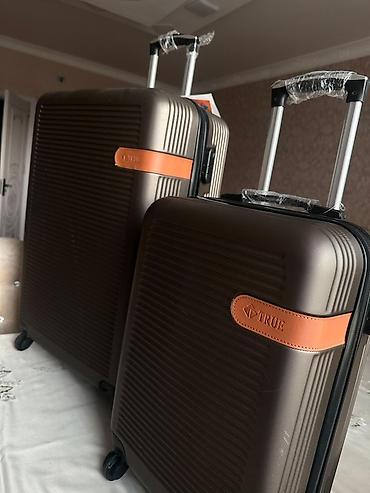 Çamadanlar: Sərnişin çamadanları dəsti – TRUE brendi - Rəng: tünd qəhvəyi/bronza — 4