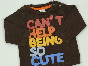 koszulka z muchomorem: Bluza, H&M, 1-3 m, stan - Bardzo dobry