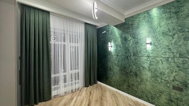 квартиры в кок жар: 1 бөлмө, 37 кв. м, Элитка, 10 кабат, Евроремонт