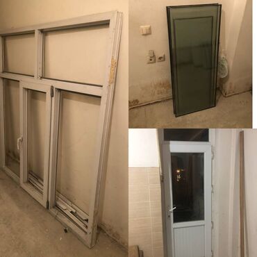 Taxta pəncərələr: Qapı ölçüləri 242 sm və 78 sm, Pəncərə 169 sm və 160 sm, İdeal