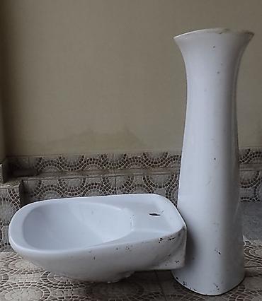Məhsul: Piyada dayaq sütunu ilə birlikdə keramik (porcelain) lavabosu