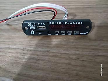 aux kondisaner: Bluetooth/USB/TF/FM musiqi modul paneli – KEBIDU Xüsusiyyətlər: - MP3 — 1
