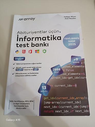 ağ baliq: Məhsul: “Abituriyentlər üçün İnformatika Test Bankı” – Array nəşri — 1