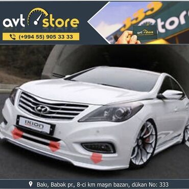 opel maşın: Hunday Azera və Grandeur qabag arxa və yan ətəklər. Hər cür maşın