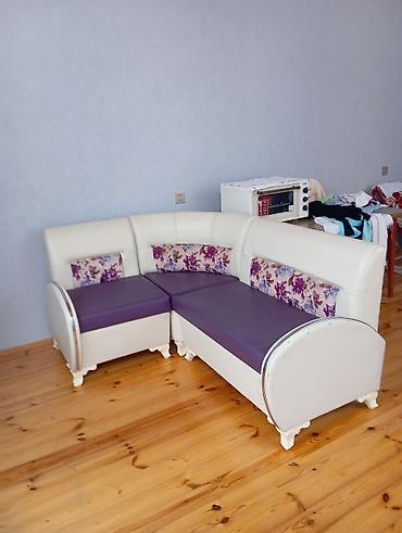 Mətbəx üçün bucaqlı divan-künc - Dizayn: L formalı, sağ-sol