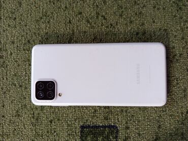 Samsung: Samsung Galaxy A12, Б/у, 32 ГБ, цвет - Белый, 2 SIM