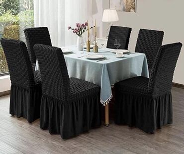 Prekrivači za nameštaj: Pamuk, Za stolice, bоја - Šareno — 3