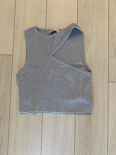 deri geyim: Qadınlar üçün crop top dəsti – 4 ədəd - Krem rəngli, nervürlü — 2