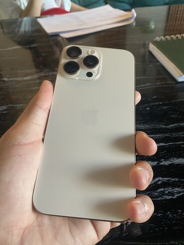 iphone xs pro max qiymeti: IPhone 16 Pro Max, 256 GB, White Titanium, Zəmanət, Barmaq izi, Simsiz şarj