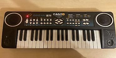 детский магнитофон: Детский синтезатор Canto (HL-3822UF) с Радио и MP3 / Uşaq sintezatoru — 1