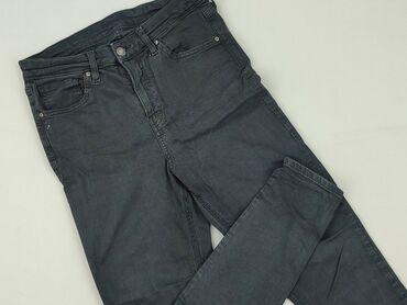 woskowane legginsy z wysokim stanem zara: Topshop Moto, Jeansy damskie, rozmiar S