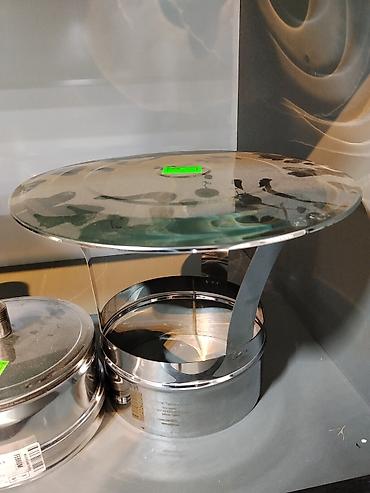 silver kitchen: Зонт-дождезащитный (дефлектор-зонтик) для дымохода/вентканала - — 2