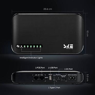 20000: Источник бесперебойного питания Mini UPS SKE POE-830P-LFP 20000mAh — 3