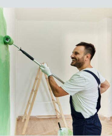 обмен кв на дом: Покраска стен, Больше 6 лет опыта