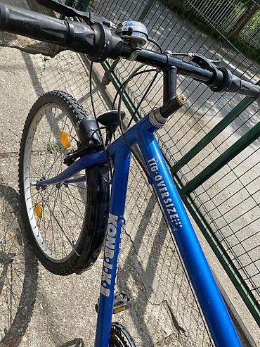 Bicikli za odrasle: KonBIKE muški/uni treking/MTB bicikl, čelični ram TIG Oversize, plave — 6
