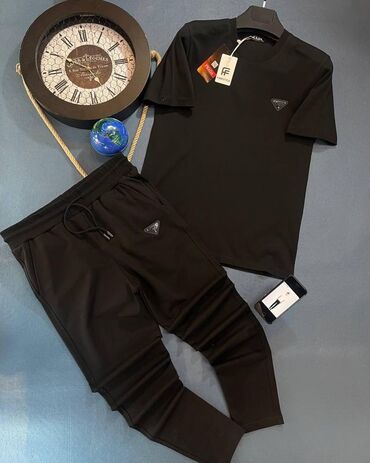 Мужская одежда: Спортивный костюм 0101 Brand, S (EU 36), M (EU 38), L (EU 40), цвет - Черный