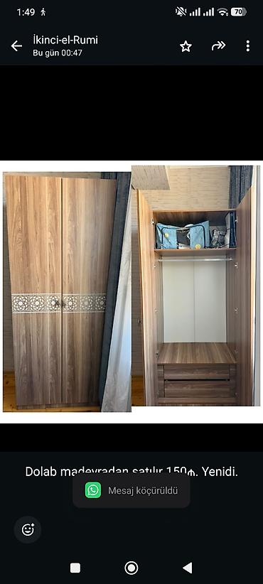Dolab madeyradan satılır 150₼. Yenidi. Ünvan Saray &Rumi lalafo.az -da Dolab madeyradan satılır 150₼. Yenidi. Ünvan Saray &Rumi