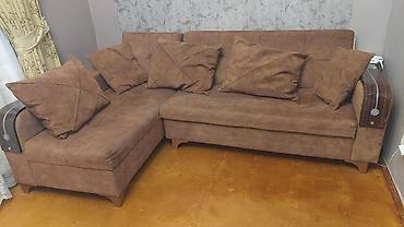 Divanlar: Künc divan, İşlənmiş, Açılan, Bazalı, Parça, Çatdırılma yoxdur — 2