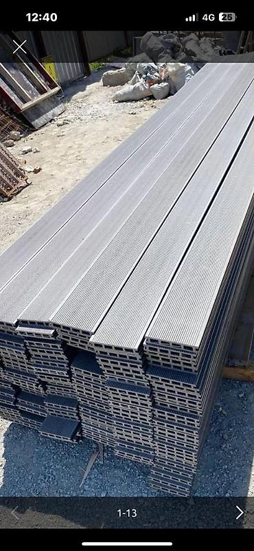 Террасная доска ДПК: ТЕРРАСНАЯ ДОСКА ДПК!!!! 3000 сом за 1м2!!! В наличии на складе!!!!! — 4