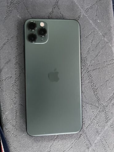 Apple iPhone: IPhone 11 Pro Max, Б/у, 64 ГБ, Graphite, Защитное стекло, Чехол