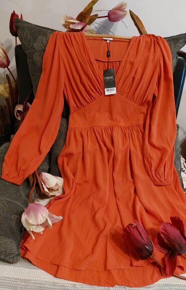 dior haljina: Next M (EU 38), color - Orange, Other style, Long sleeves