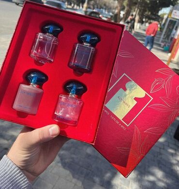 Ətriyyat: My way desti
4 li Parfum Destleri hediyyelik
her biri 30ml