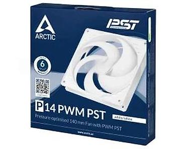 Rashladni sistemi: ARCTIC P14 PWM PST – beli 140 mm ventilator za kućište - Prečnik: 140 — 16