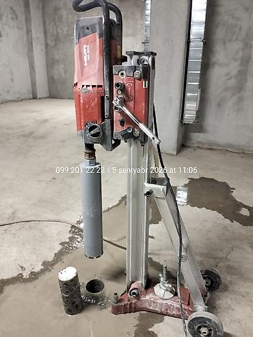 Beton kesme beton deşmə işleri 050-220-08-78 - Peşəkar karot dəzgahı