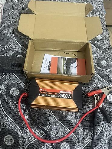 cross motor cocuk: İnvertor 3500 W təzədir. Avtomabil akumulyatoru ile qoşaraq evi — 3