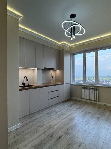 однокомнатная квартира продается: 1 бөлмө, 44 кв. м, Элитка, 13 кабат, Евроремонт