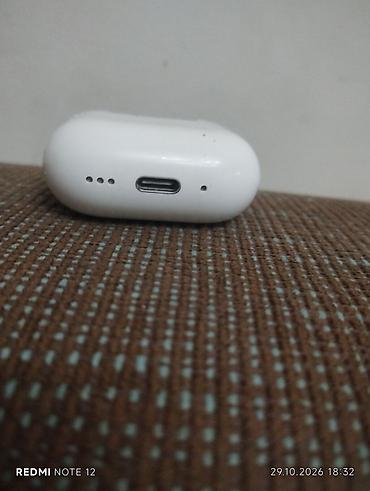 airpods 5: Беспроводные наушники-вкладыши, Apple, AirPods 4, Б/у — 4
