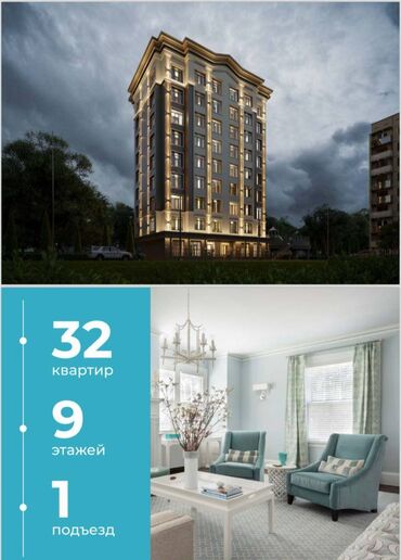 Продажа участков: 2 комнаты, 80 м², Элитка, 7 этаж