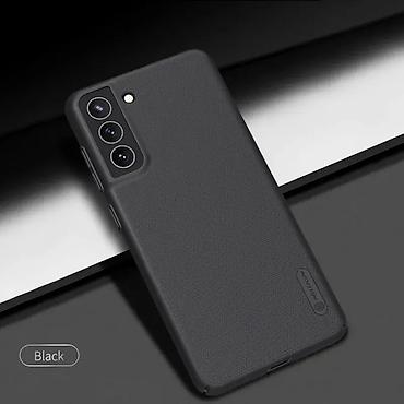 Maske i futrole za telefone: Maska Nillkin Scrub za Samsung G990 Galaxy S21 FE crna. Uz brzu — 9