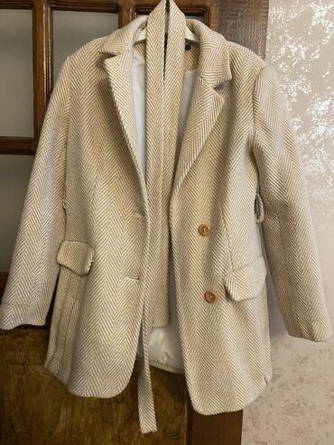 пальто женское: Пальто S (EU 36), цвет - Молочный