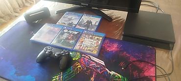 магнитолы бишкек: PS4 Slim 1TB с FC26,GTA V,Detroit become human, Assassin's creed — 1