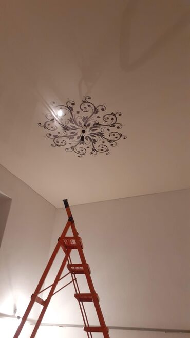 Натяжной потолок: Натяжной потолок Матовое, 3D потолки, Глянцевое Монтаж, Бесплатный замер, Гарантия — 12