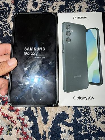 Техника и электроника: Samsung Galaxy A16, Б/у, цвет - Черный — 1