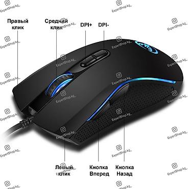 Компьютерные мышки: Игровая проводная компьютерная мышь A869B - идеальный выбор для — 8