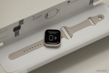 мониторы 200x400 мм: Apple Watch 8, 41mm. Покупали в Германии в Apple. Не скрывали, не