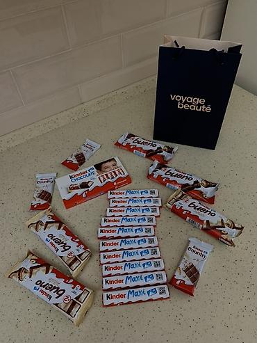 kinder osd: Kinder şokolad paketi – müxtəlif çeşidlər bir yerdə Tərkib: - Kinder — 1