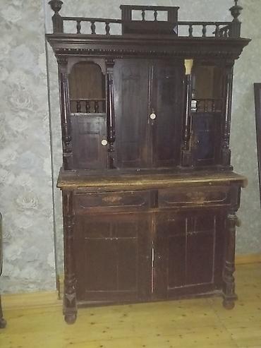 Дом и сад: Qiyməti 850 AZN. Antik taxta bufet/kredensa - Material: tam ağac — 1