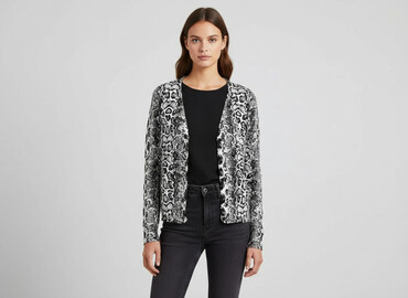 balanciaga koszulka: H&M, Кардиган жіночий, розмір XS