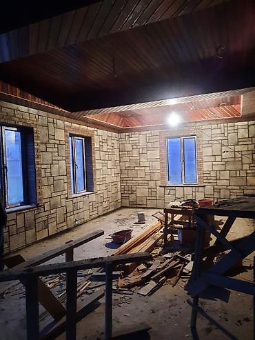 tavan ucun taxta: Dekorativ daş üzlük və taxta tavan işləri – peşəkar tətbiq - Daxili — 1