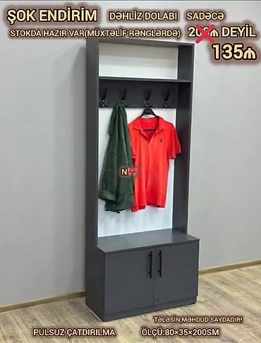 Dolablar: Satılır: *birbaşa istehsalçıdan dəhliz dolabı* Qeyd:Yenidir, müxtəlif — 1