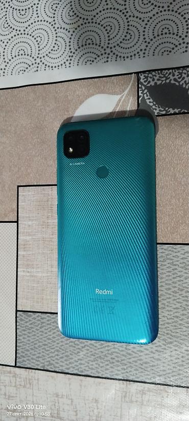 беспроводные наушники реалми: Redmi, Redmi 9C, Б/у, 64 ГБ, цвет - Зеленый, 2 SIM — 2