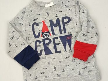 koszulka z kotem 3d: Sweatshirt, Coccodrillo, 12-18 months, condition - Perfect